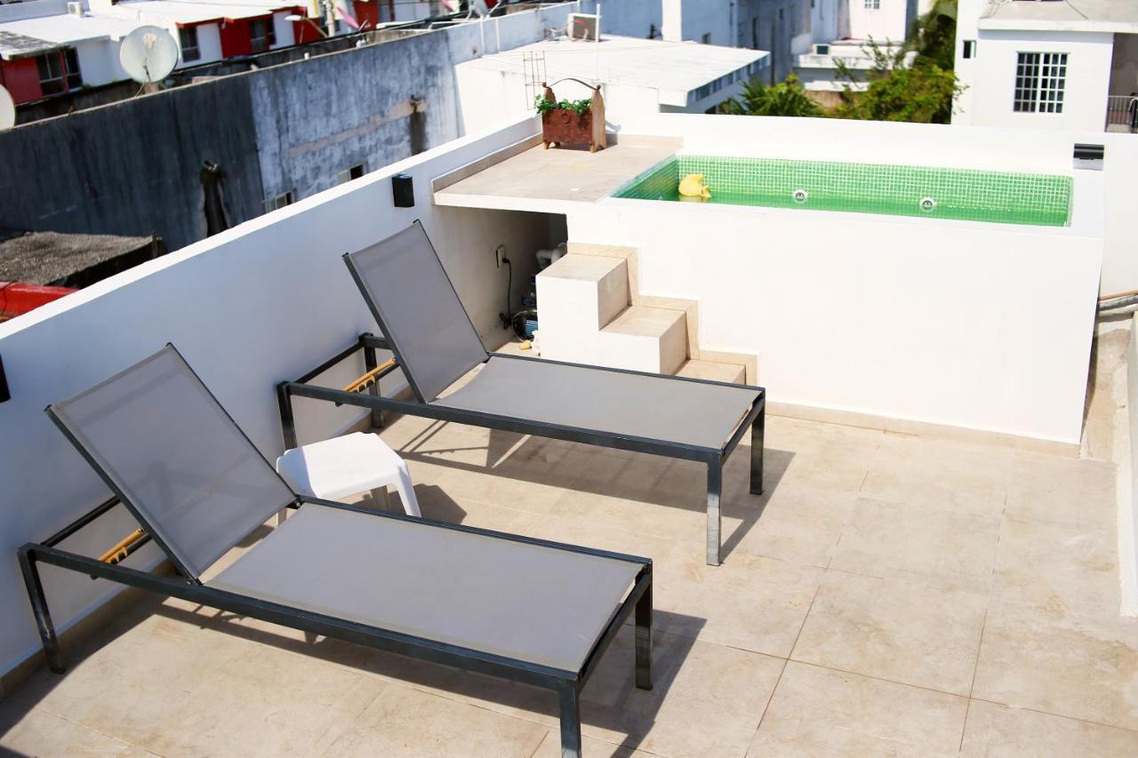 Habitacion, Jacuzzi Rooftop, Gran Wi-Fi Cancún Kültér fotó